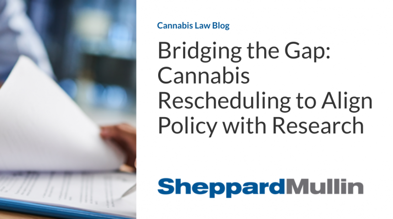 Bridging the Gap: Cannabis Rescheduling to Align Policy with Research