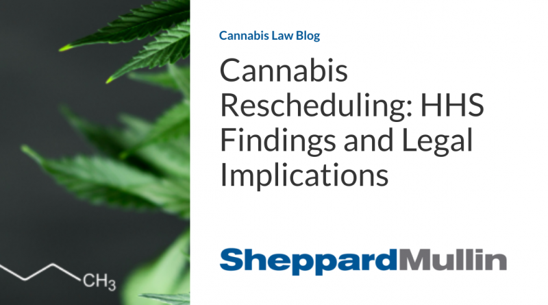 Cannabis Rescheduling: HHS Findings and Legal Implications