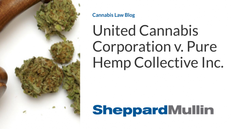 United Cannabis Corporation v. Pure Hemp Collective Inc.