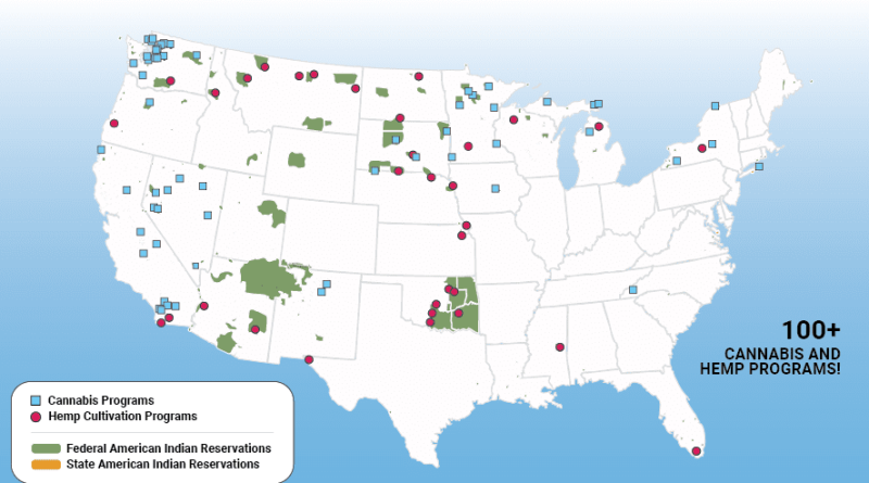 MAP: Tribal cannabis and hemp programs